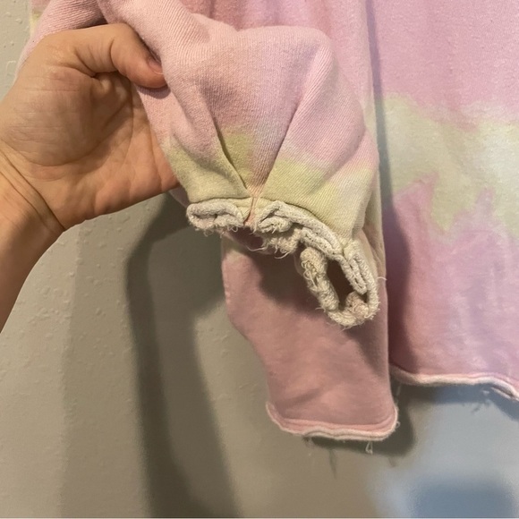 Free People Feels Right Tie Dye Sweatshirt in Tulip - Picture 9 of 15